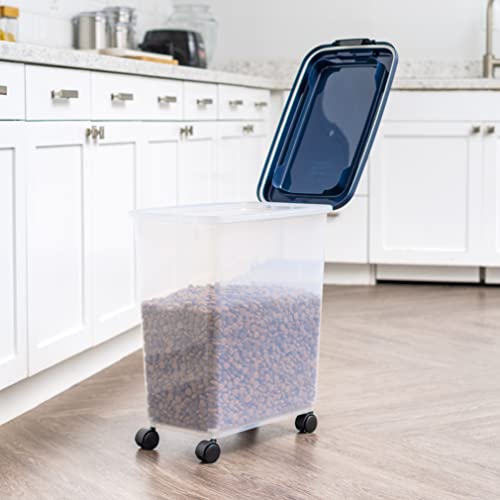Dog Food Storage Container (40 lbs / Navy)