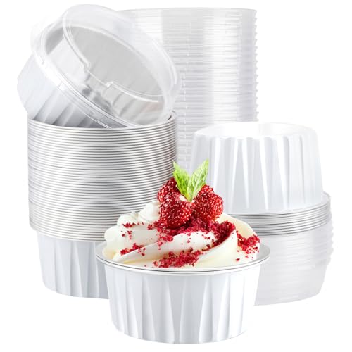Aluminum Baking Cups (White / 60pcs)