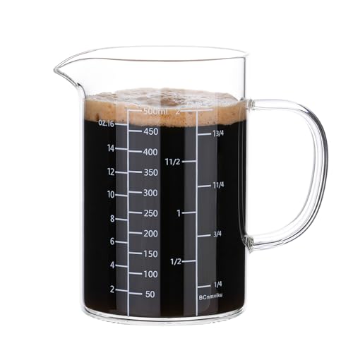 500ML 2 CUP Glass Measuring Cup With Handle (large)