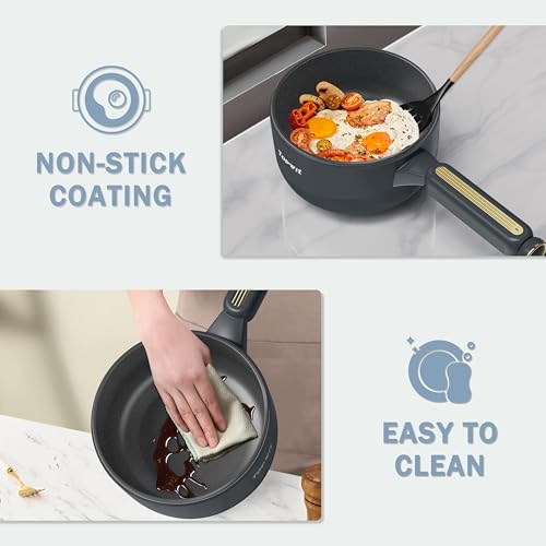 2L Hot Pot Electric with Steamer