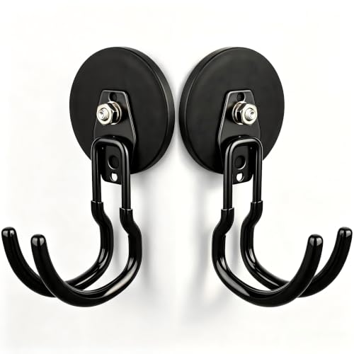 Updatde Magnetic Hooks (Updated 3.46in Magnet J Black Hooks 2PCS)