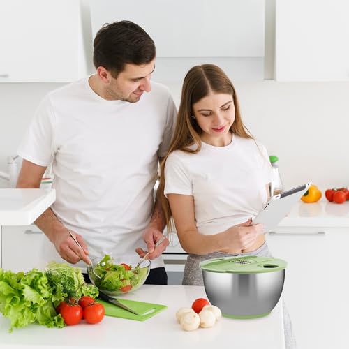 Stainless Steel Salad Spinner (Stainless Steel / 4.25Qt)