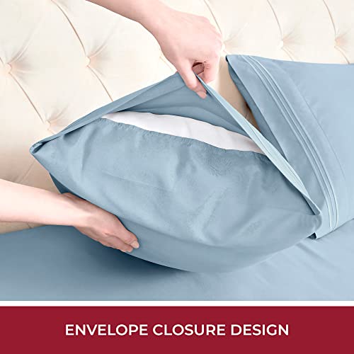 Iconic 4-PC, Ultra Soft Sheet Set (RV/Short Queen, Blue Hydrangea) (1573 Blue Hydrangea / RV / Short Queen)