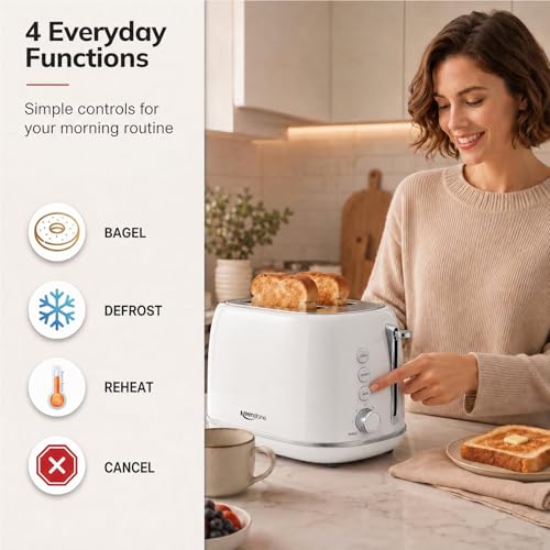2 Slice Toaster (2 Slice / White)
