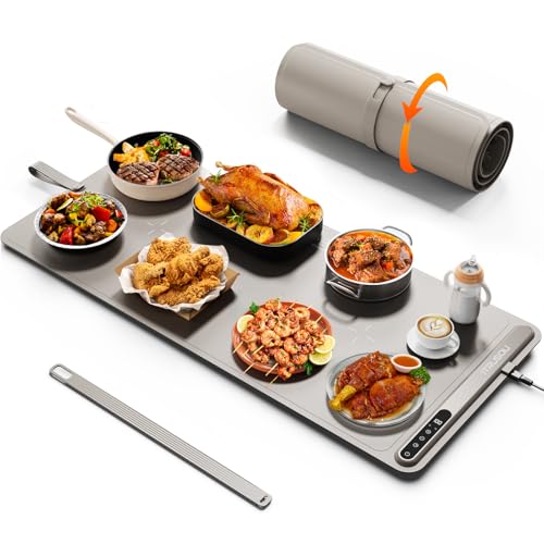 Warming Mat for Food (Light Gray / X-Large)