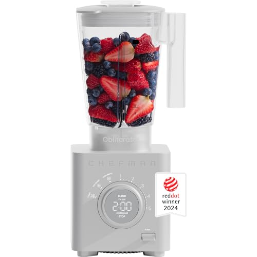 Obliterator 48 oz Countertop Blender for Smoothies (CONCRETE / Power Blender)