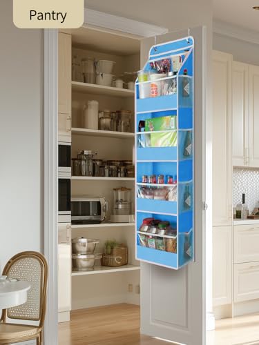 5 Tier Over the Door Organizer (Blue / 5 Tier)