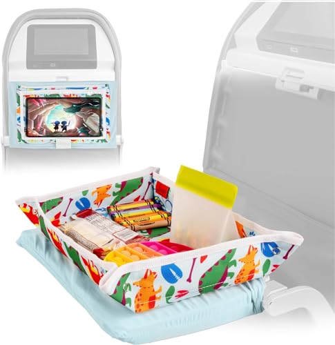 Kids Airplane Tray Table Cover (Dinos)