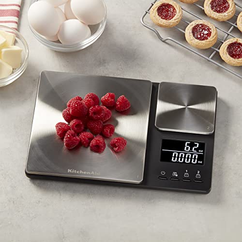 KQ909 Dual Platform Digital Kitchen and Food Scale (Black / Dual Platform)