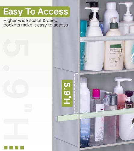 Over the Door Organizer (1 Pack / Grey)