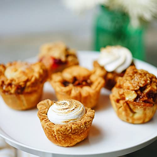 2 Pack Mini Muffin Pan with Removable Bottom (Grey-2 Pack mini cheesecake pan)