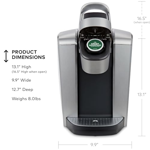 K Elite Single Serve K (Brushed Silver)