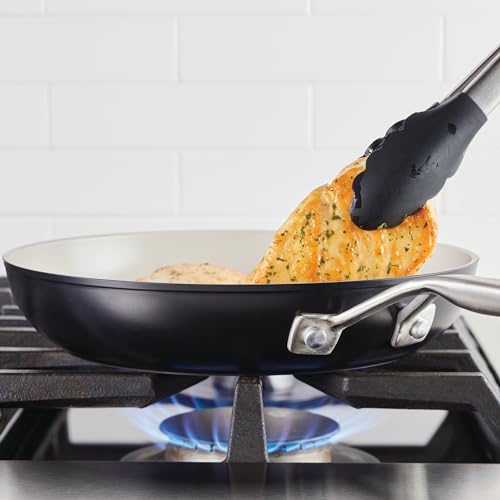 Hard Anodized Ceramic Nonstick Frying Pan (10 Inch)