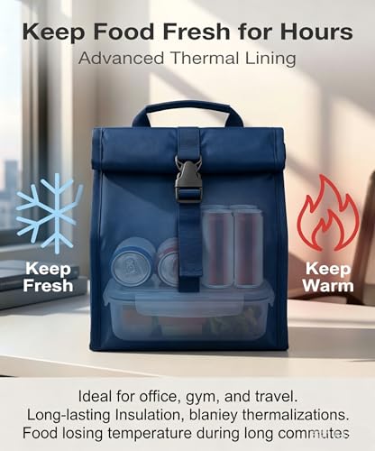 Insulated Foldable Lunch Bag