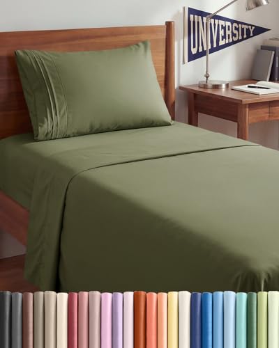Twin XL 3 Piece Sheet Set (15 - Sage Green / Twin XL)