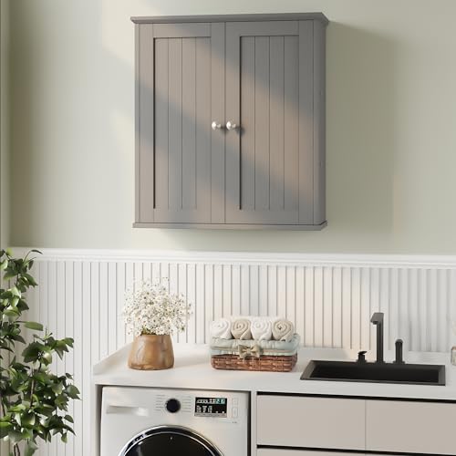 Bathroom Wall Cabinet (Grey)