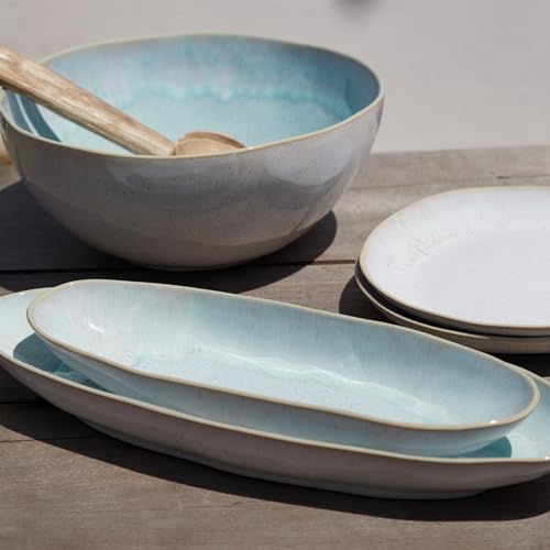 Ceramic Stoneware 11" x 4.5" (Eivissa Sea Blue / 119 oz.)