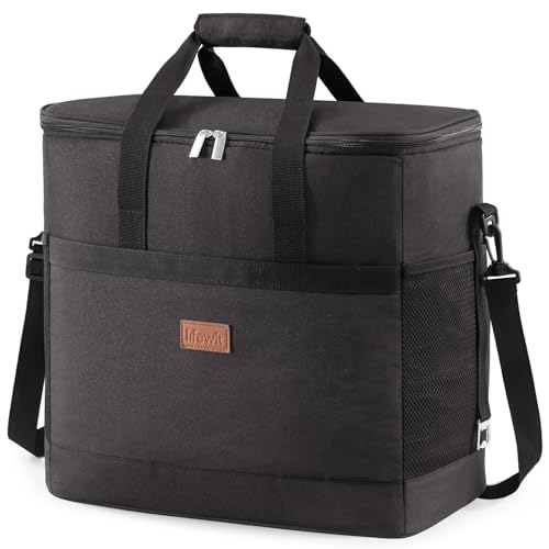Cooler Bag 60 Cans Collapsible and Insulated Large Lunch Bag Leakproof Soft Cooler Portable for Camping (60 Count)