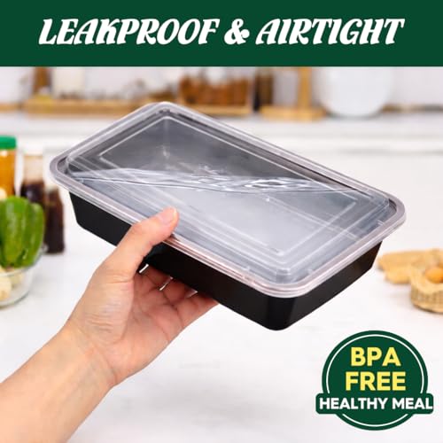 Glotoch Meal Prep Containers 32oz 50 Pack (32oz-50pc)