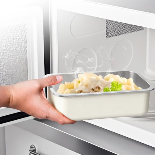 Stainless Steel Bento Box for Adult (1-3 Beige / 1250 ml/42 oz)