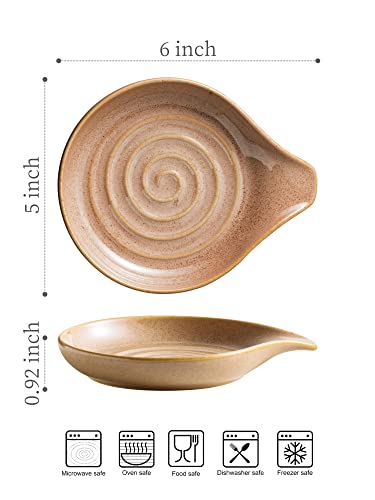 Spoon Holder Porcelain Cooking Spoon Rest for Stove Top