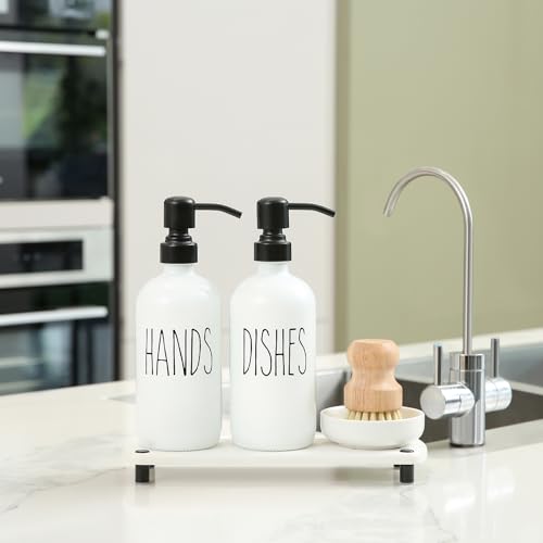 Soap Dispenser Set Comes with Stainless Steel Pumps