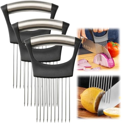 Onion Slice Holder (Black / 3 Pack)