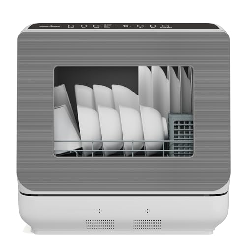 18" Compact Countertop Dishwasher with 6 Modes