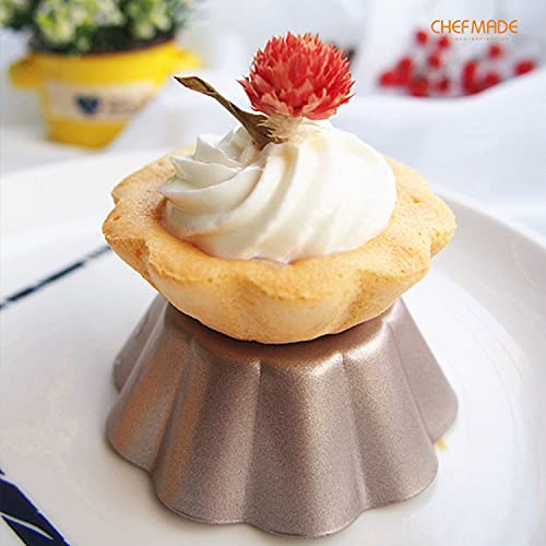 Mini Pudding Pan Set (06 - 3" Petal Pie 4Pcs)