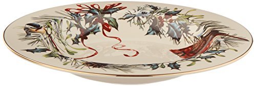 6089122 Winter Greetings Rimmed Bowl (Pasta/Rimmed Soup Bowl)