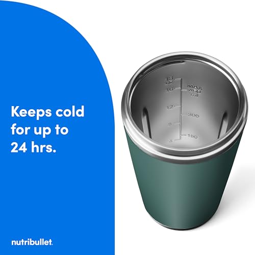 Flip Portable Blender with Insulated Cup (20 oz / Eucalyptus)