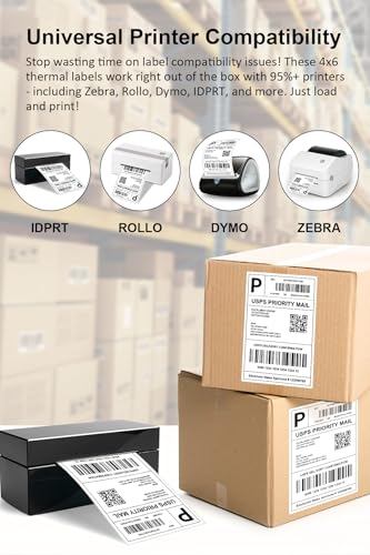 4x6 Thermal Labels (500 Labels)