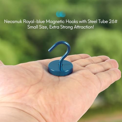 Magnetic Hooks Large Opening (Royalblue / 80lb Magnetic Hooks)