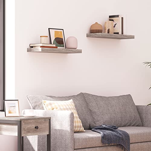Floating Shelves for Wall (Greige / 23.6 Inches)