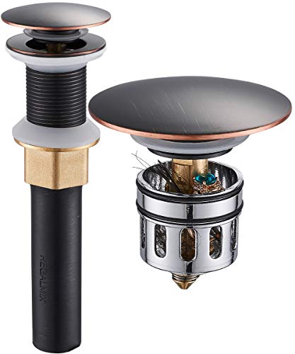 Bathroom Sink Drain (Without Overflow / Oil-rubbed Bronze)