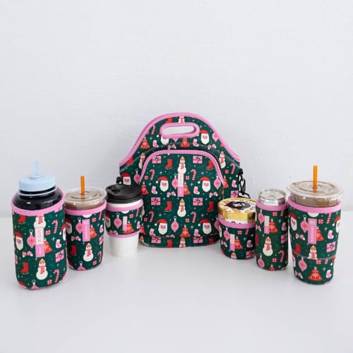 CanSok Sleeve for Beer & Soda Insulated Neoprene Cover (Tis the Season / 12oz Can Sleeve)