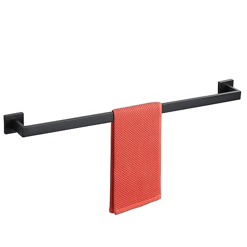 Towel Bar Towel Racks for Bathroom Wall Mount 32 Inch (Single 32 Inch / Matte Black)