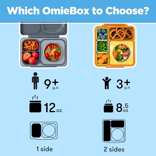 OmieBox UP Kids Insulated Bento Box (2 Count)