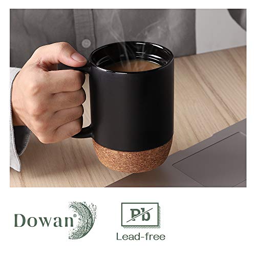 Coffee Mugs 15 oz Mug Set of 2 (Matte Grey / 15 fl oz (Set of 2))