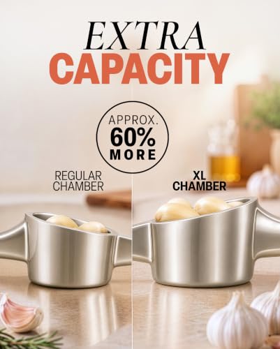 Large Premium Garlic Press Set