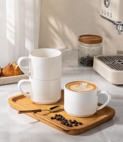 14 OZ Coffee Mugs Set of 12 (White / 14 Ounces)