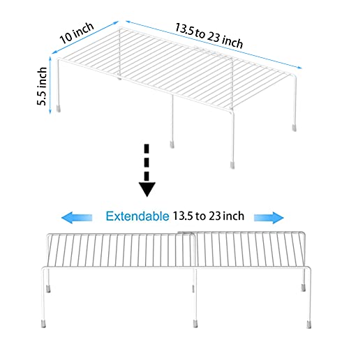 Cabinet Storage Shelf Rack (4 Count)