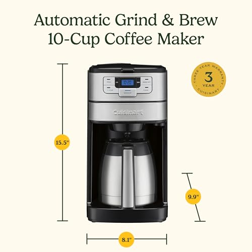 Automatic Grind & Brew 10 (10-Cup Thermal / Automatic Grind & Brew / Black/Stainless)