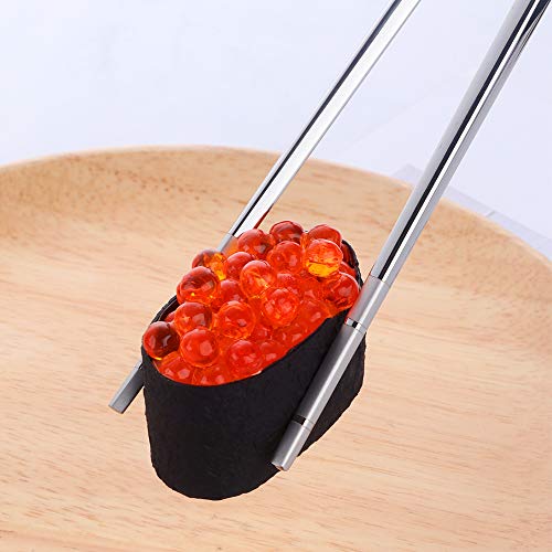 5 pair Nice Stainless Steel Featured Chopsticks Metal Reusable Chopsticks Chinese Square Chopsticks (nice 5 color)