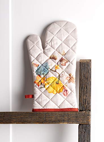 Maison d'Hermine Oven Gloves 100% Cotton Oven Mitt (096 - Potiron / 7.5" x 13" (Oven Mitt))