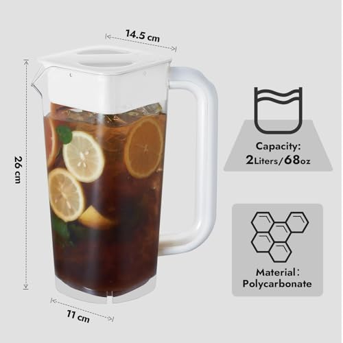 1 Pack 2 Liters (White)