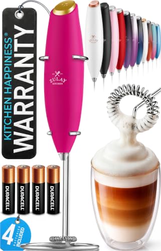 Powerful Milk Frother Wand With Duracell Batteries