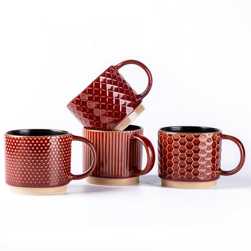 6 OZ Stackable Coffee Mugs