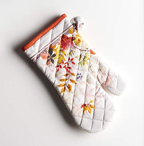 Maison d'Hermine Oven Gloves 100% Cotton Oven Mitt (056 - Amarante / 7.5" x 13" (Oven Mitt))