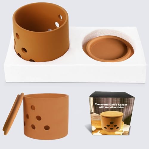 Terracotta Garlic Keeper
